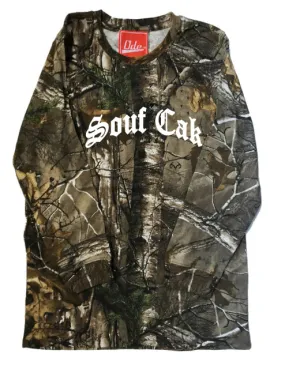 The Souf Cak Camo Long Sleeve - White Font