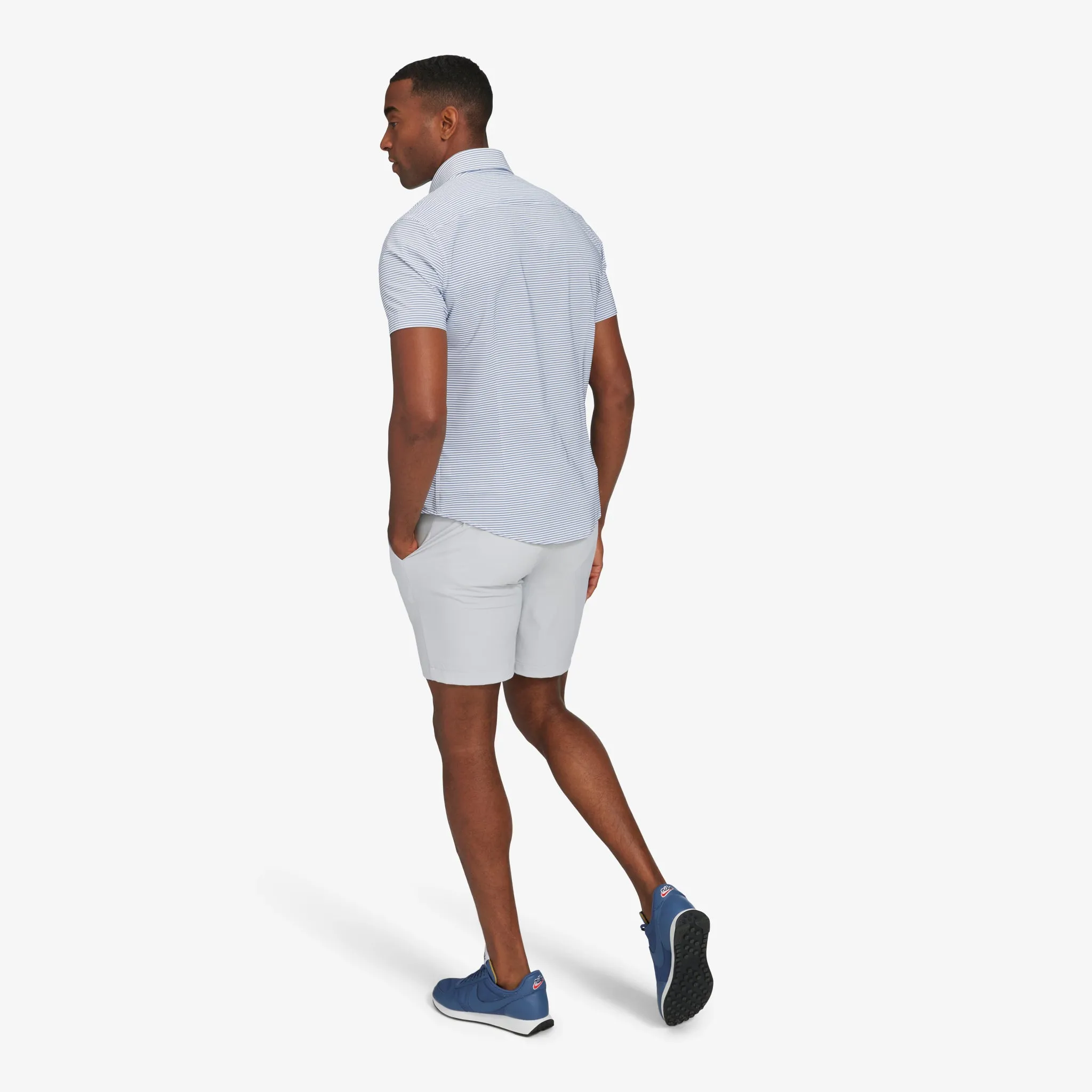 Wilkes Navy Mini Stripe